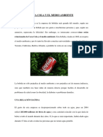 Coca Cola y El Medio Ambiente