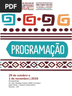 Caderno Programação - I Mostra Da Pesquisa Científica Do IFCHS