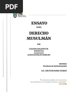 Derecho Musulman Ensayo