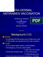 Intra-Dermal Antirabies Vaccination