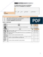 Ficha de Observación de Clases