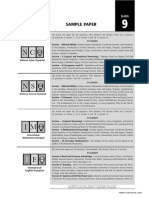 SOF Sample Paper Class 9