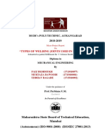 Types of Welding Joints Report