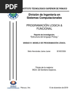 Reporte Analizar La Estructura Del Lenguaje Logico PROLOG