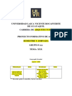 Esquema Proyecto Formativo