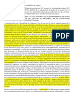 Procedencia Del Juicio de Amparo