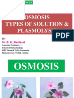 Unit-I-IMTH-III (Osmosis, Types of Solution & Plasmolysis) PDF