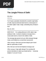 The Jungle Prince of Delhi PDF