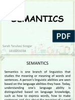 Semantics