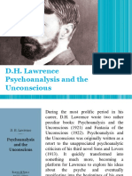 DH Lawrence Psychoanalysis