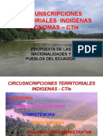 Circunscripciones Territoriales Indígenas Autónomas Ecuador