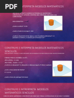 Construye e Interpreta Modelos Matemáticos Sencillos