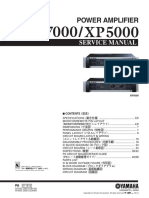 Yamaha xp7000 5000 Power Amplifier Service Manual PDF