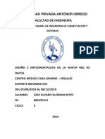 Diseño e Implementacion de La Nueva Red de Datos en El Cme Casa Grande - Essalud