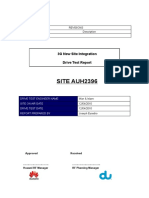 3G New Site On Air Acceptance Report