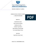 Terminacion de Contrato Laboral y Tipo de Sociedades Completo