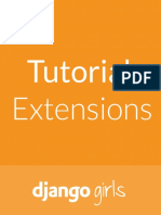 Django Girls Tutorial Extensions en PDF