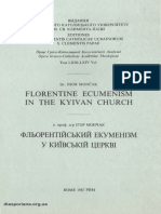 Florentine Ecumenism in The Kyivan Church - I. Moncak