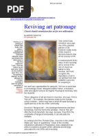 Reviving Art Patronage