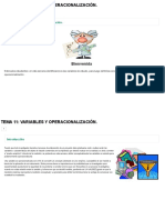 Tema 11 Variables y Operacionalización