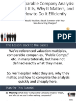 Comparable Company Analysis Slides