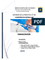 Farmacología Informe N9