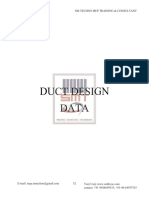 Duct Design Data Hvac Design Data SM Tec