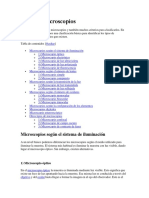 Tipos de Microscopios