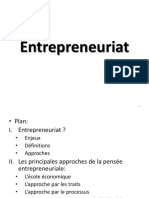 Entrepreneuriat (Master Sceconomiques)