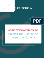 45 Best Practices To Create High Converting Interactive Content PDF