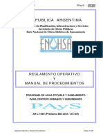 Enohsa Reglamento Operativo PDF