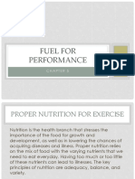 Fuel For Performance