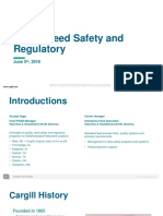 Cargill Feed Safety and Regulatory