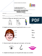 Evaluacion Diagnostica Primer Grado