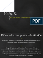 Kaes. Realidad Psíquica y Sufrimiento