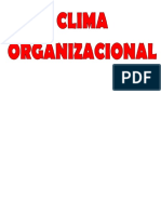 Monografia Clima Organizacional