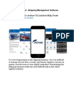 Jaohar UK Limited - Shipping Management Software