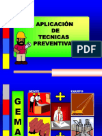 Aplicación Técnicas Preventivas