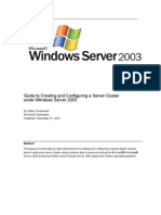 Server Cluster Guide For Windows 2003 Server