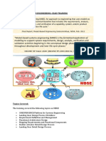 Model Based Systems Engineering