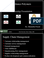 Reliance Polymers: Internship Presentation