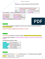 Conjugaison - L'impératif Présent