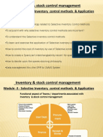 Module 3 (Revised) - Inventory & Stock Control MGT