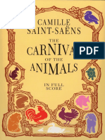 Saint-Saens - El Carnaval de Los Animales - Partitura Orquesta - Banda PDF