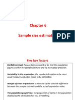 Chapter 6 Sample Size Estimation