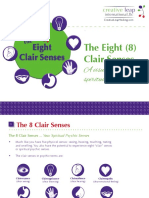 The 8 Clair Senses A Visual Guide To The Spiritual Psychic Senses