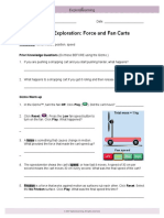 Force Fan Cart Worksheet