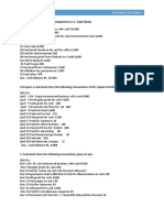 3-Work Sheet - Cash Account