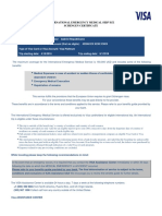 Schengen Certificate Example