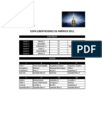 Fixture Copa Libertadores 2011